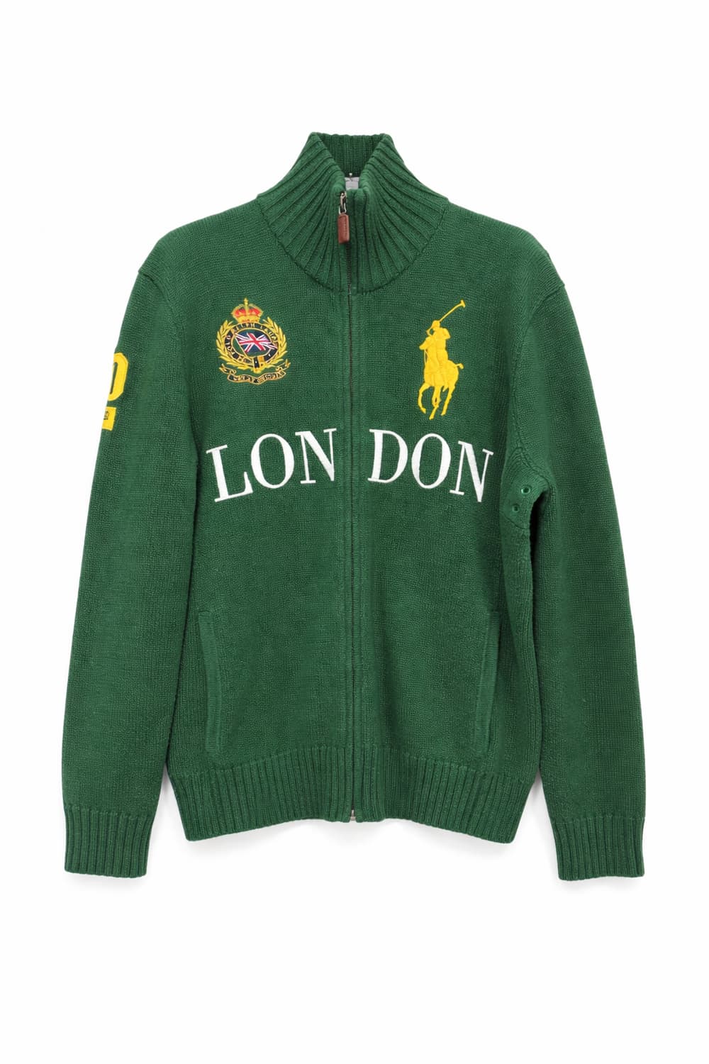 폴로 빅포니 런던 그린 니트집업s 상품이미지1