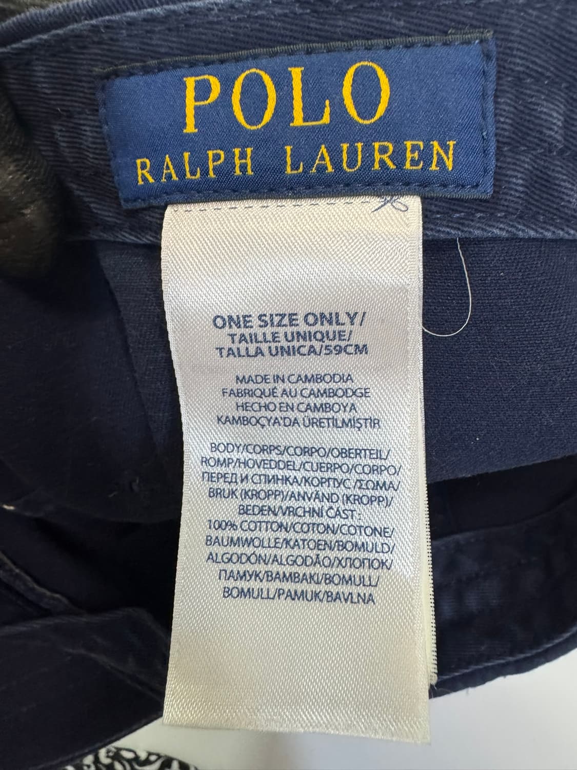 폴로랄프로렌 네이비 볼캡 모자(free) 상품이미지4