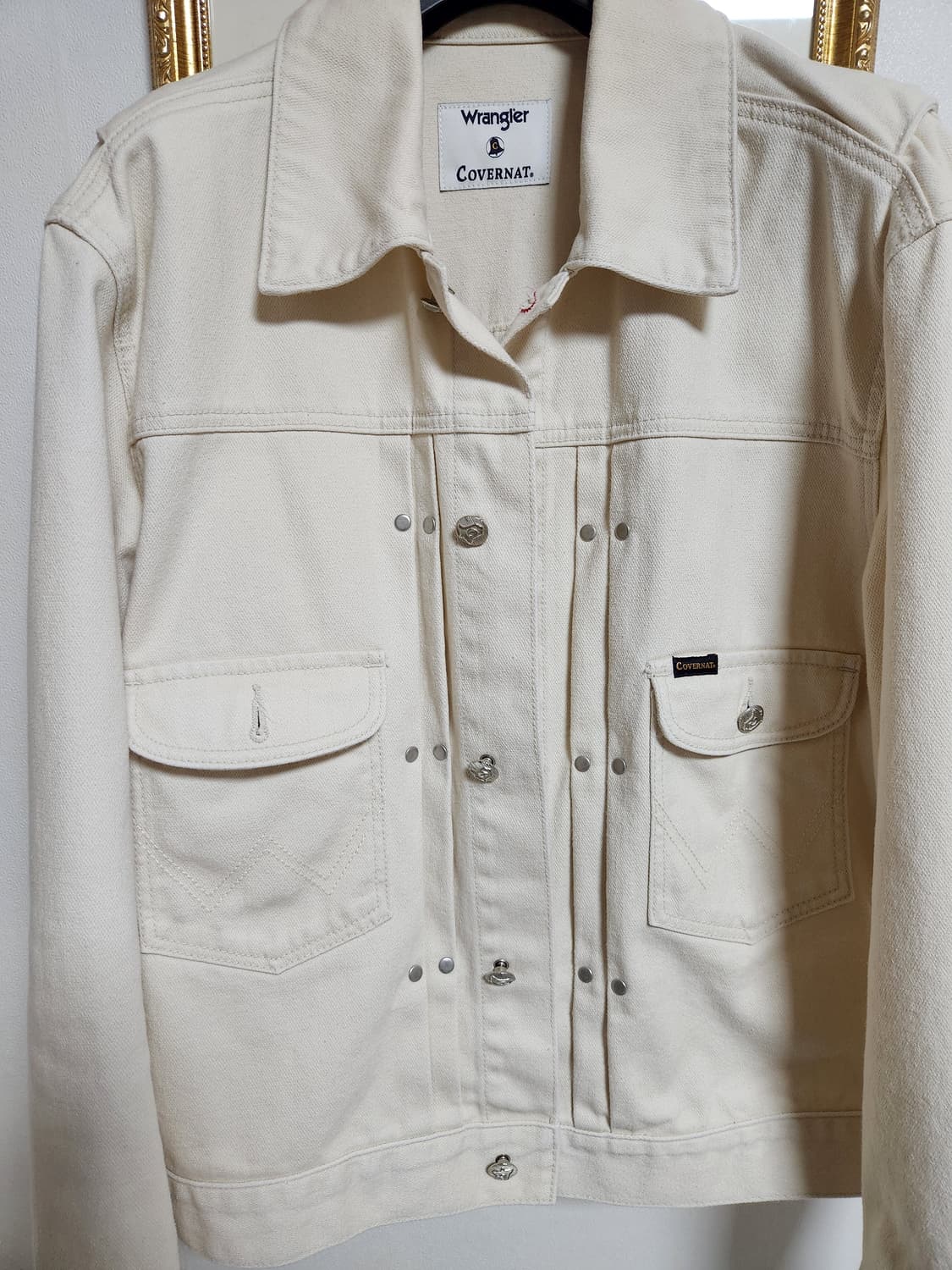 아이보리 데님자켓 판매합니다. 상품이미지5