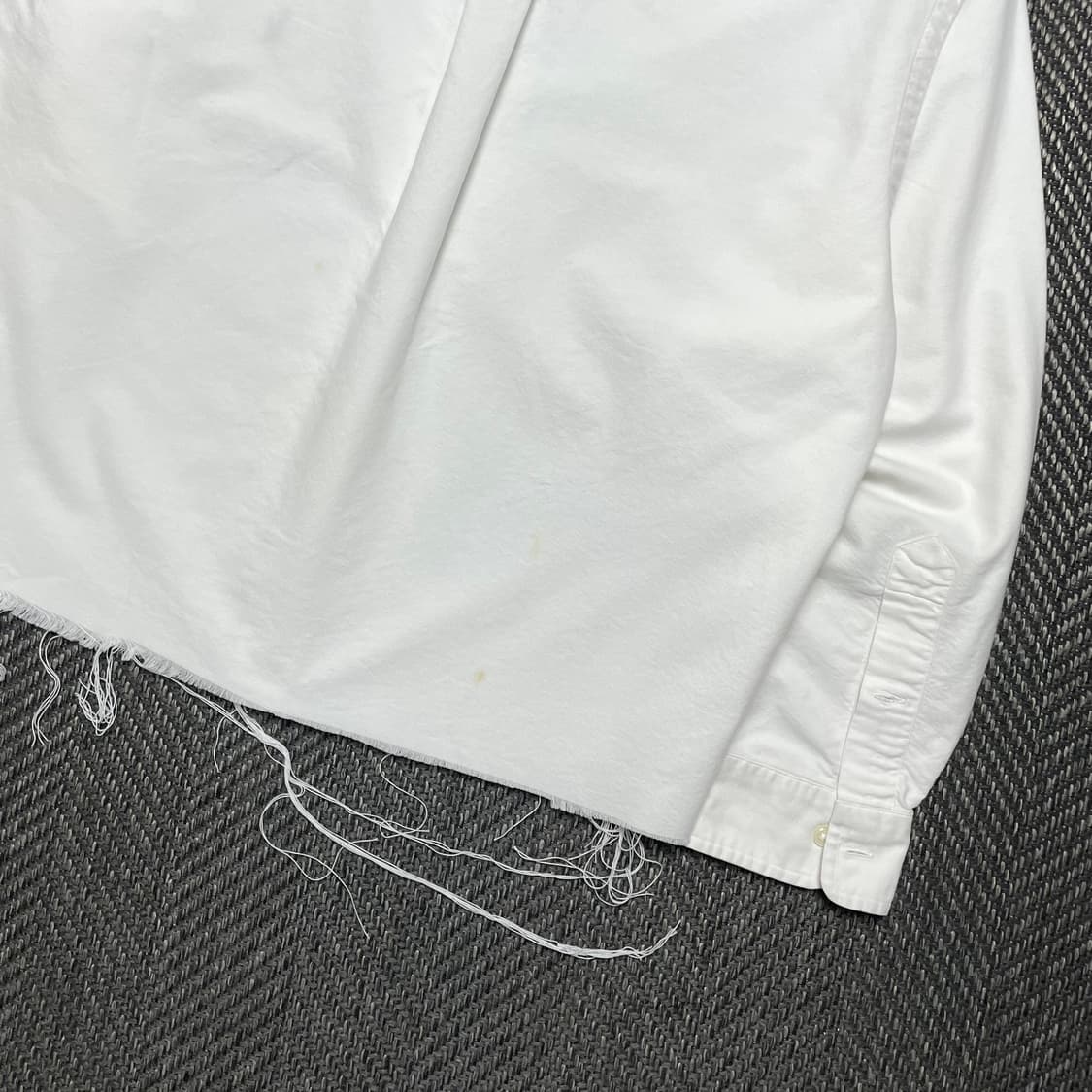 폴로 랄프로렌 옥스포드 화이트 컷팅 크롭 셔츠y 5360 상품이미지8