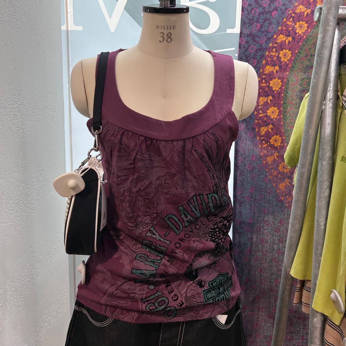 Harley Davidson y2k Sleeveless T-shirts 상품이미지2