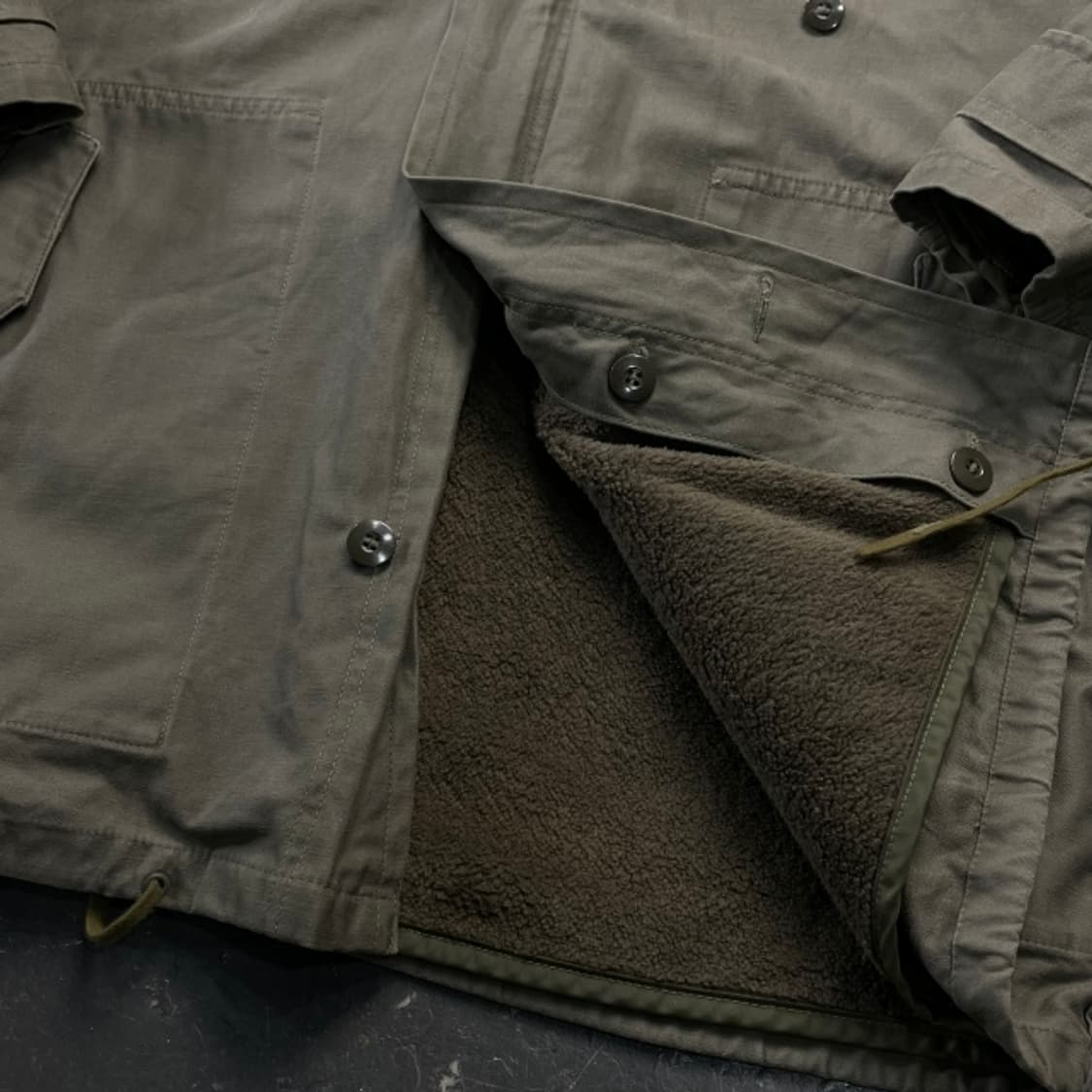 100 80S 독일군 밀리터리 스노클 필드파카 (내피포함) 상품이미지3