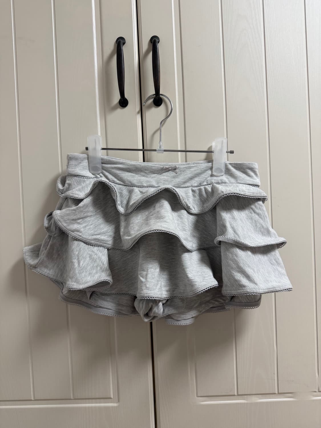 글로니(glowny) PICOT FRILL 피콧 프릴 미니 스커트 M 상품이미지4