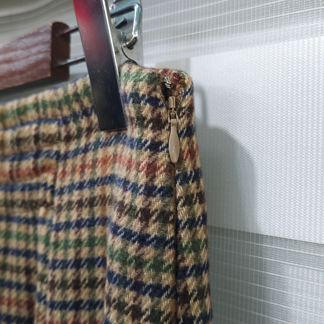 미사용품 AZUL BY MOUSSY 체크롱 스커트- 우먼M 상품이미지6