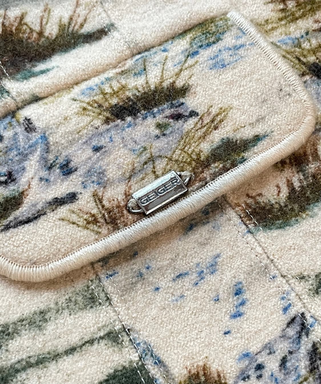 GEIGER 가이거 오스트리아 타페스트리 노카라 자켓 가디건 상품이미지3