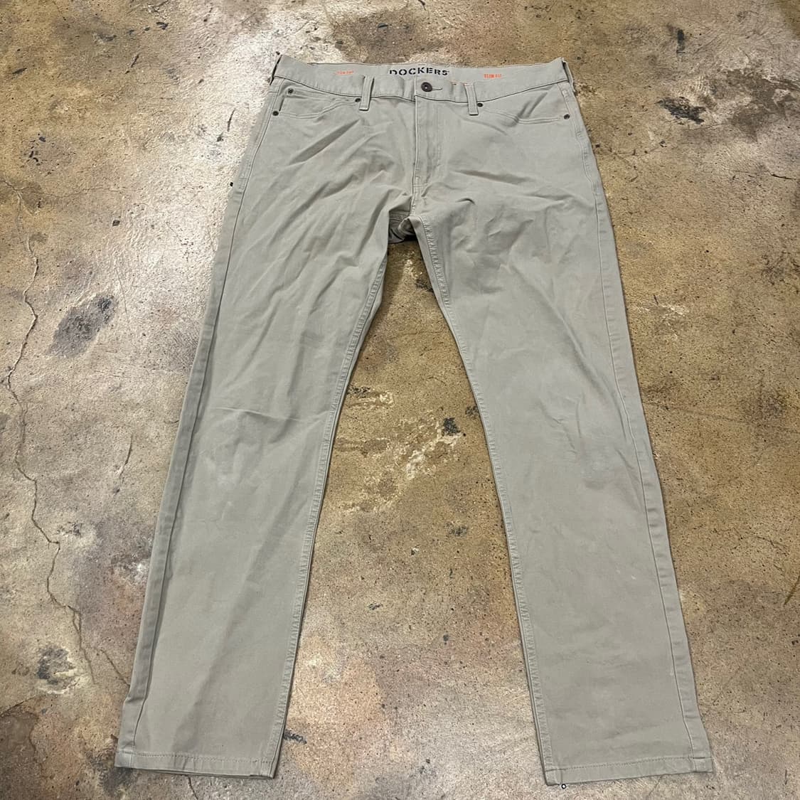 [정품] 다커스 슬림핏 베이지색 바지 b10 상품이미지2