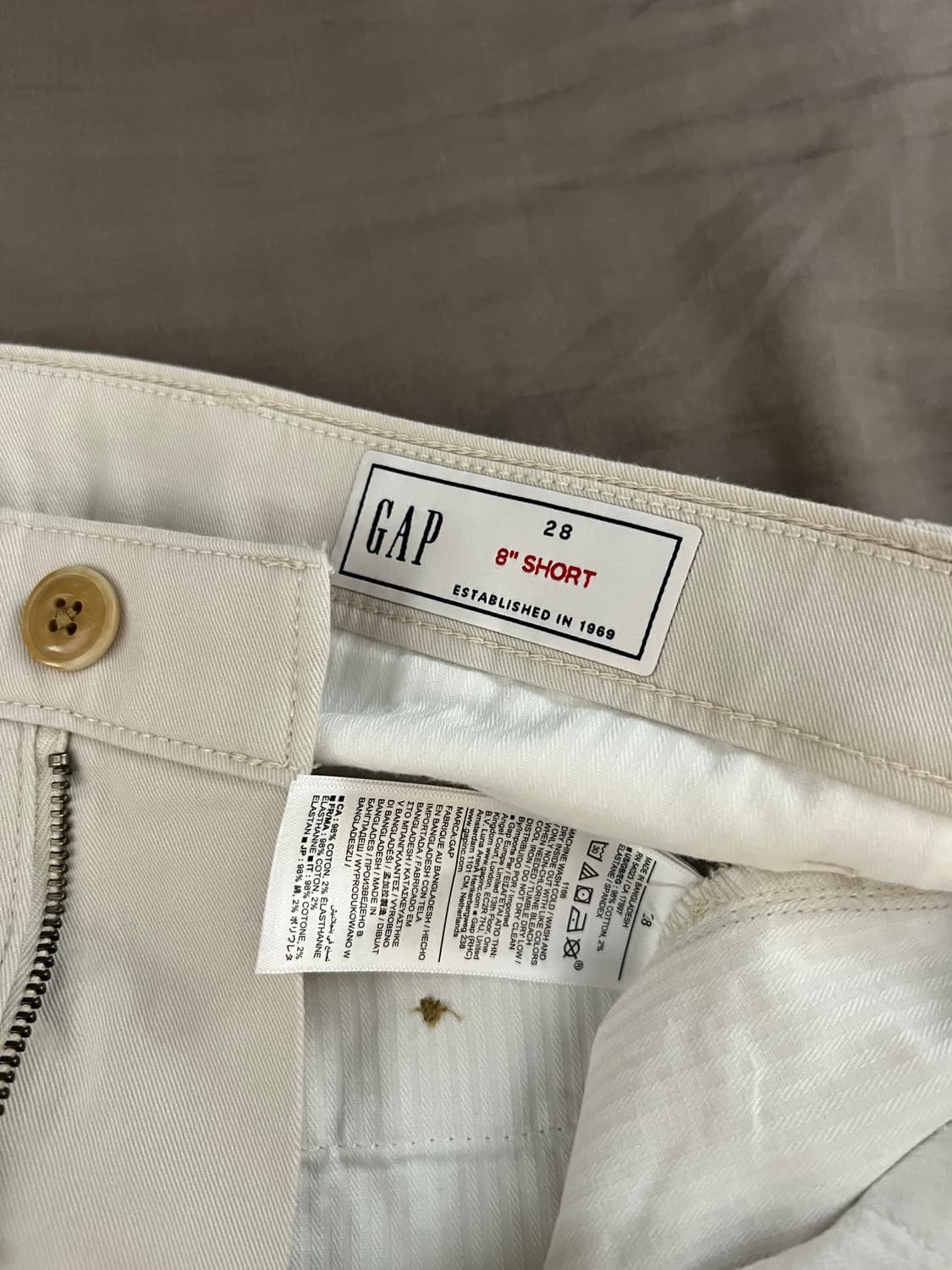 갭 GAP 반바지 프렙스터 연베이지 28 새제품 상품이미지5