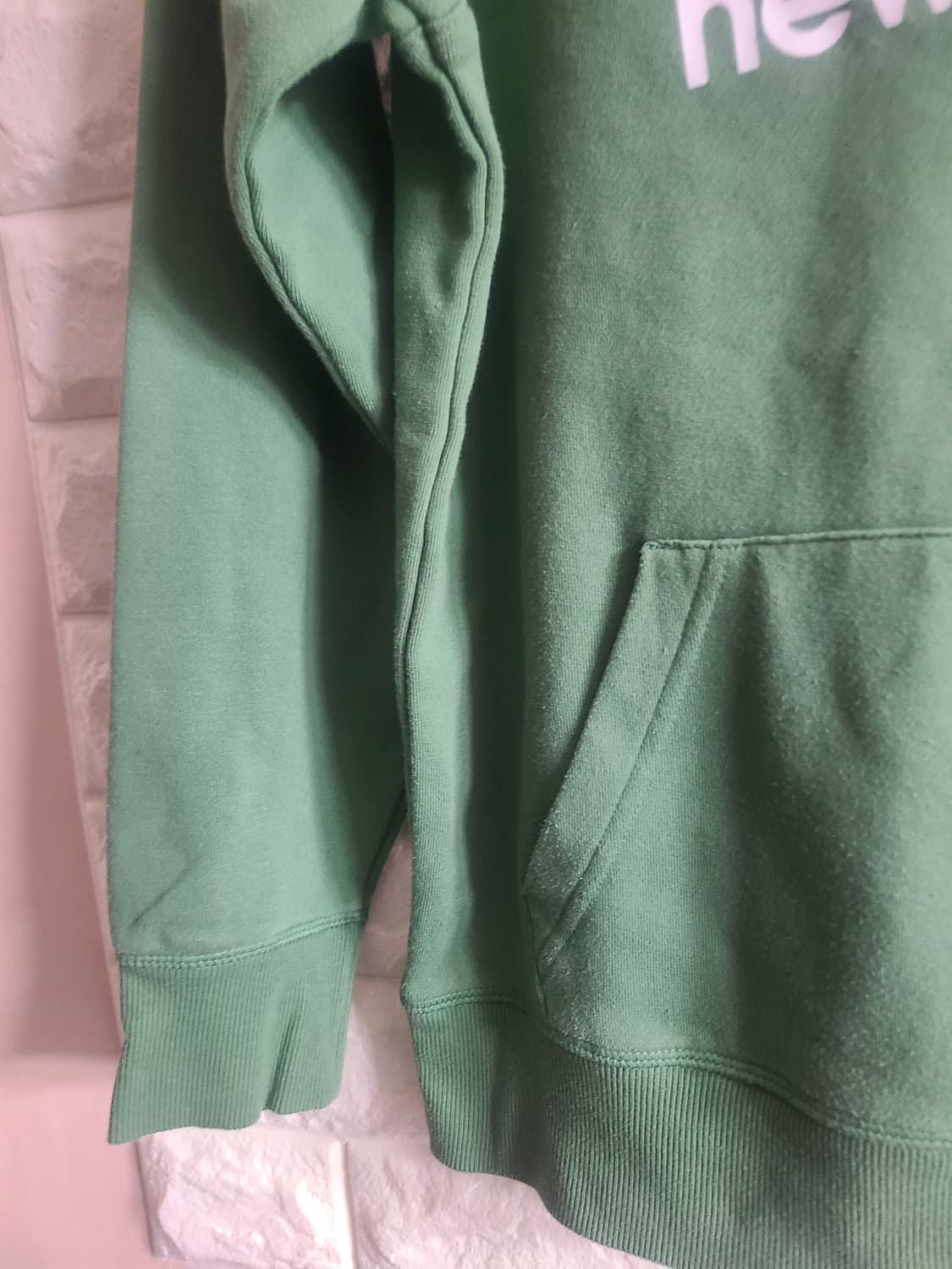 뉴발란스 그린색 후드티(55-66) 상품이미지2