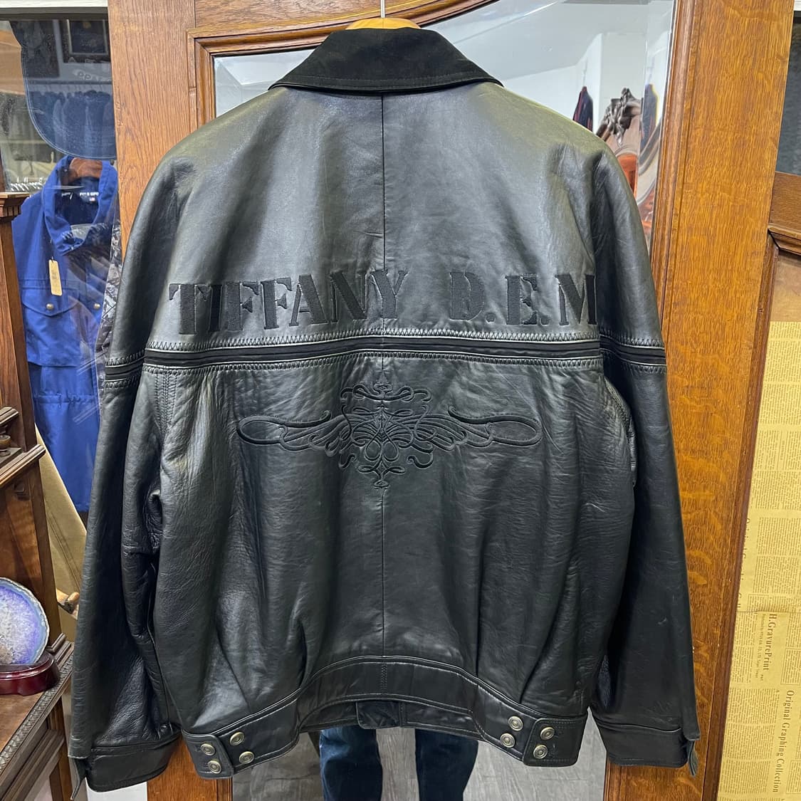 90's Vintage leather jacket 상품이미지1