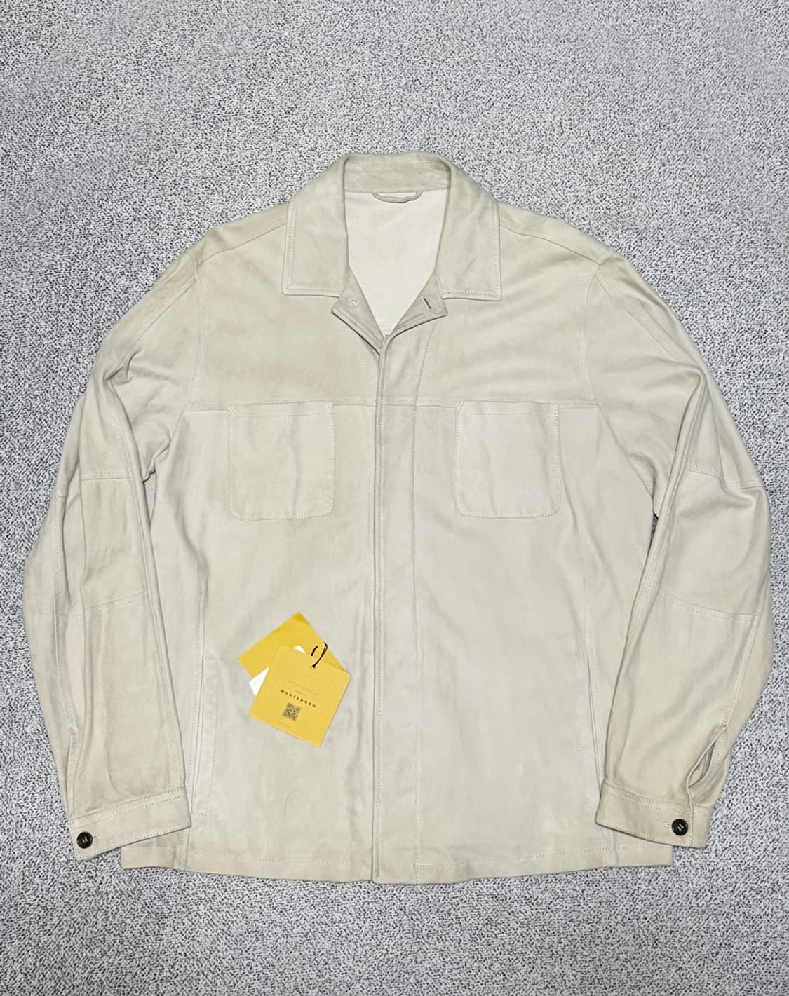 슬로웨어 몬테도로 양가죽 스웨이드 셔츠 자켓 상품이미지2