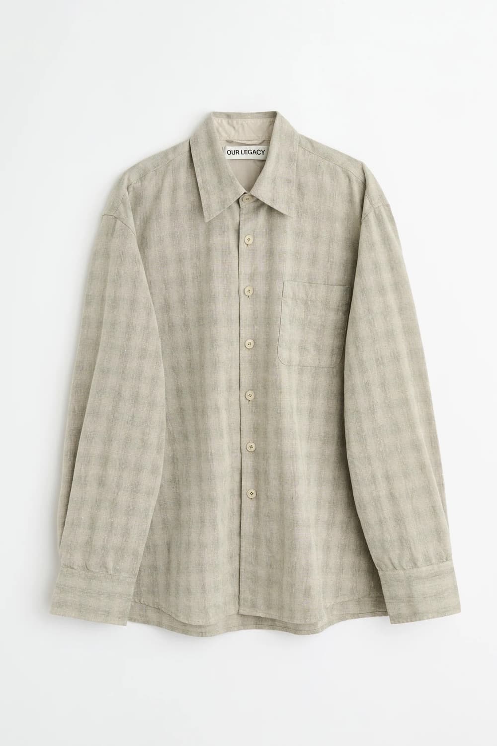 [46,48,50,52]아워레가시 26ss ABOVE 체크 셔츠 상품이미지6