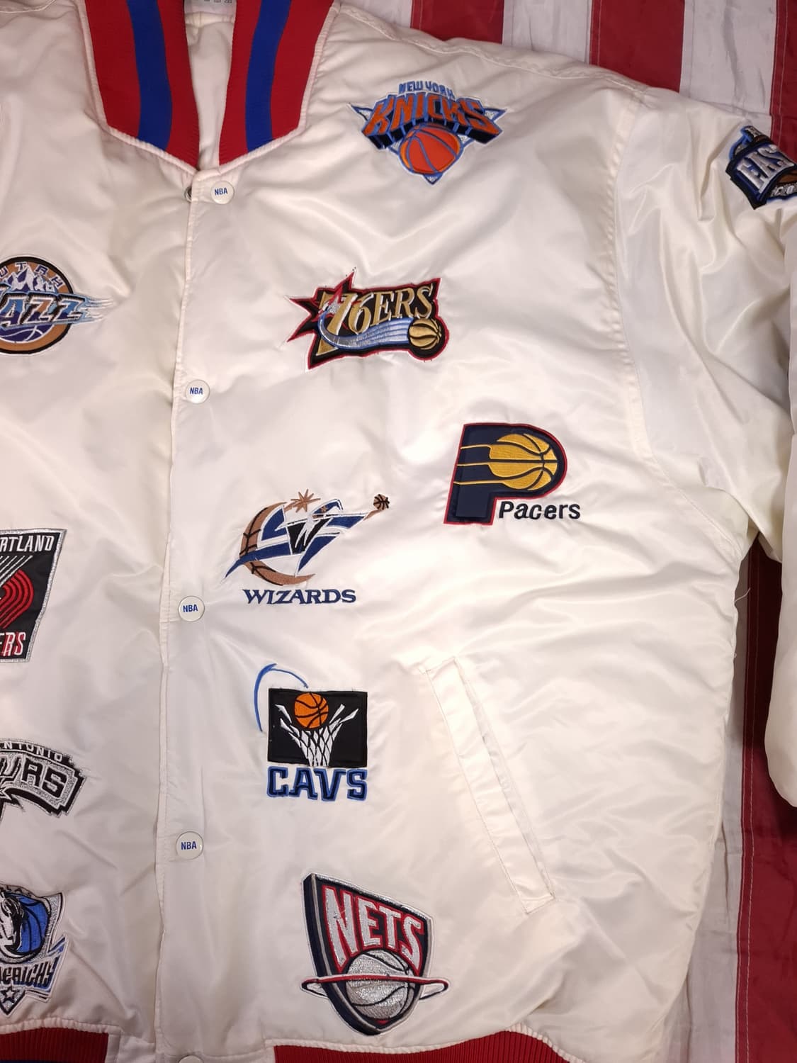 특A 오리지날 UNIQUE X NBA 엠브로이드 바시티자켓 상품이미지6