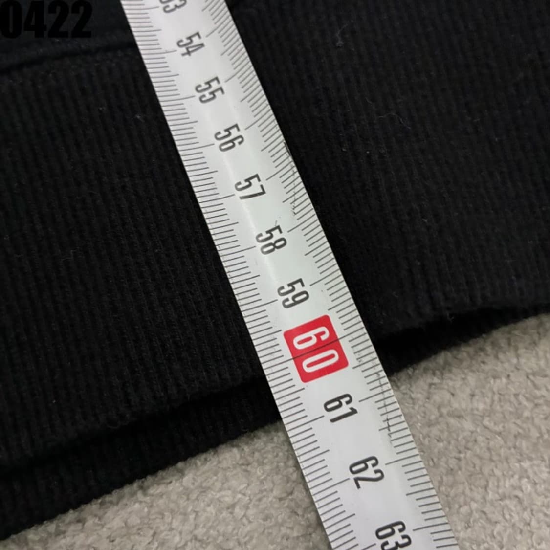 커버낫 블랙 로고 맨투맨 티셔츠 s 상품이미지6