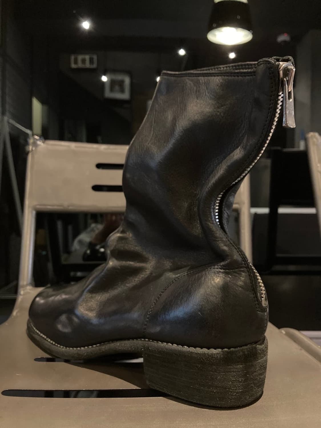 구이디 788 백지퍼 부츠 44 상품이미지1