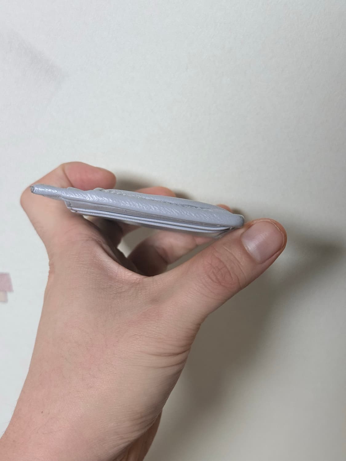 미우미우 마테라쎄 카드 지갑 파우더 블루 상품이미지5