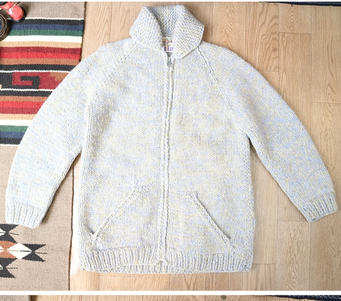 캐나다 핸드메이드 양모100% KANATA 카나타 코위찬 스웨터  상품이미지2