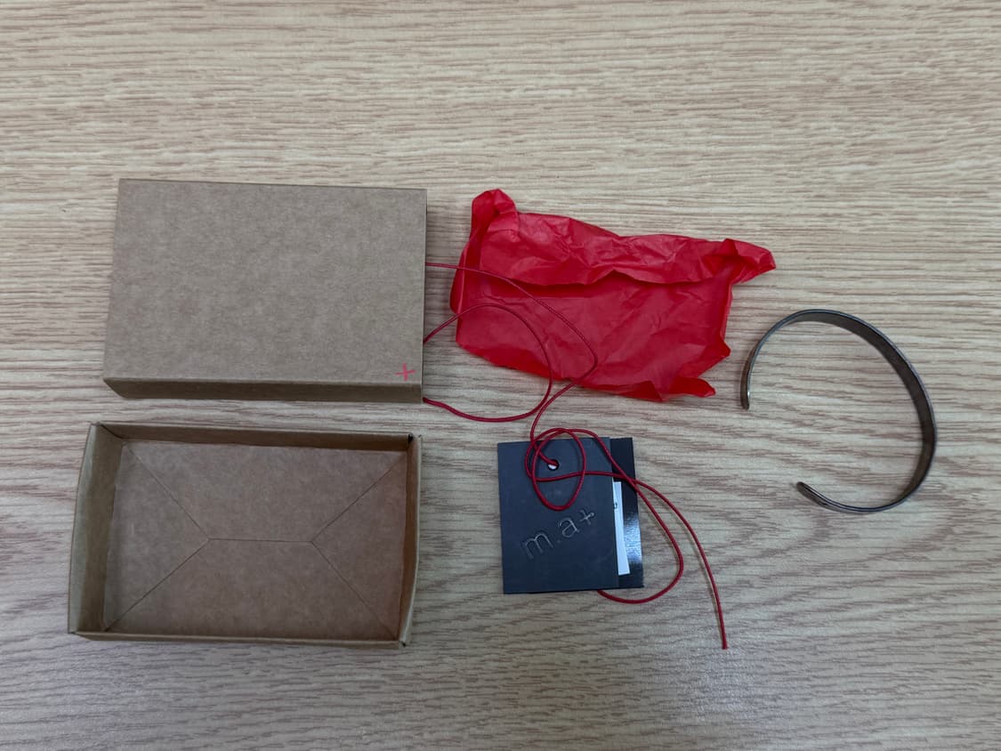 m.a+ cross carved silver bracelet 상품이미지5