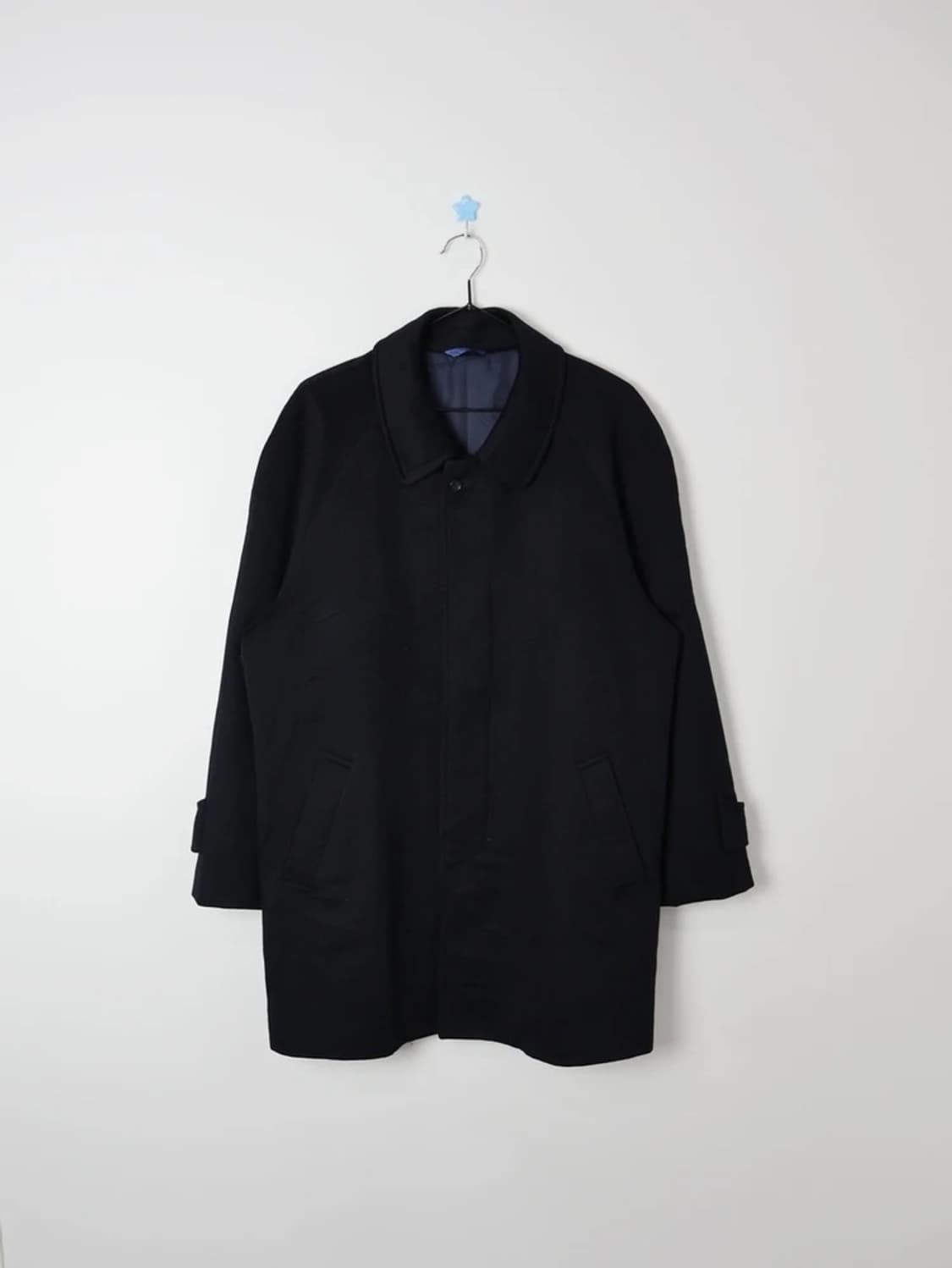 Elmhurst Cashmere Black Coat 상품이미지1