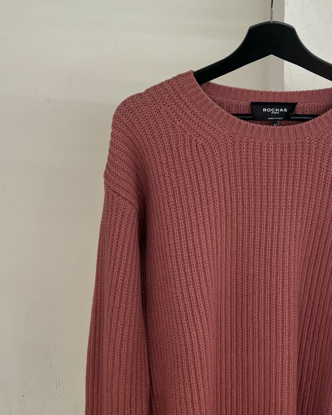 로샤스 더스티 로즈 울 니트 상품이미지3