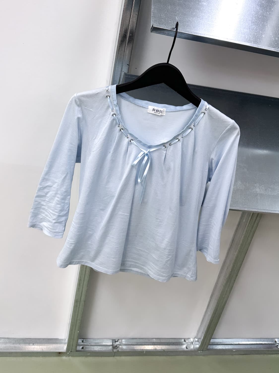 skyblue neck strap top 상품이미지1