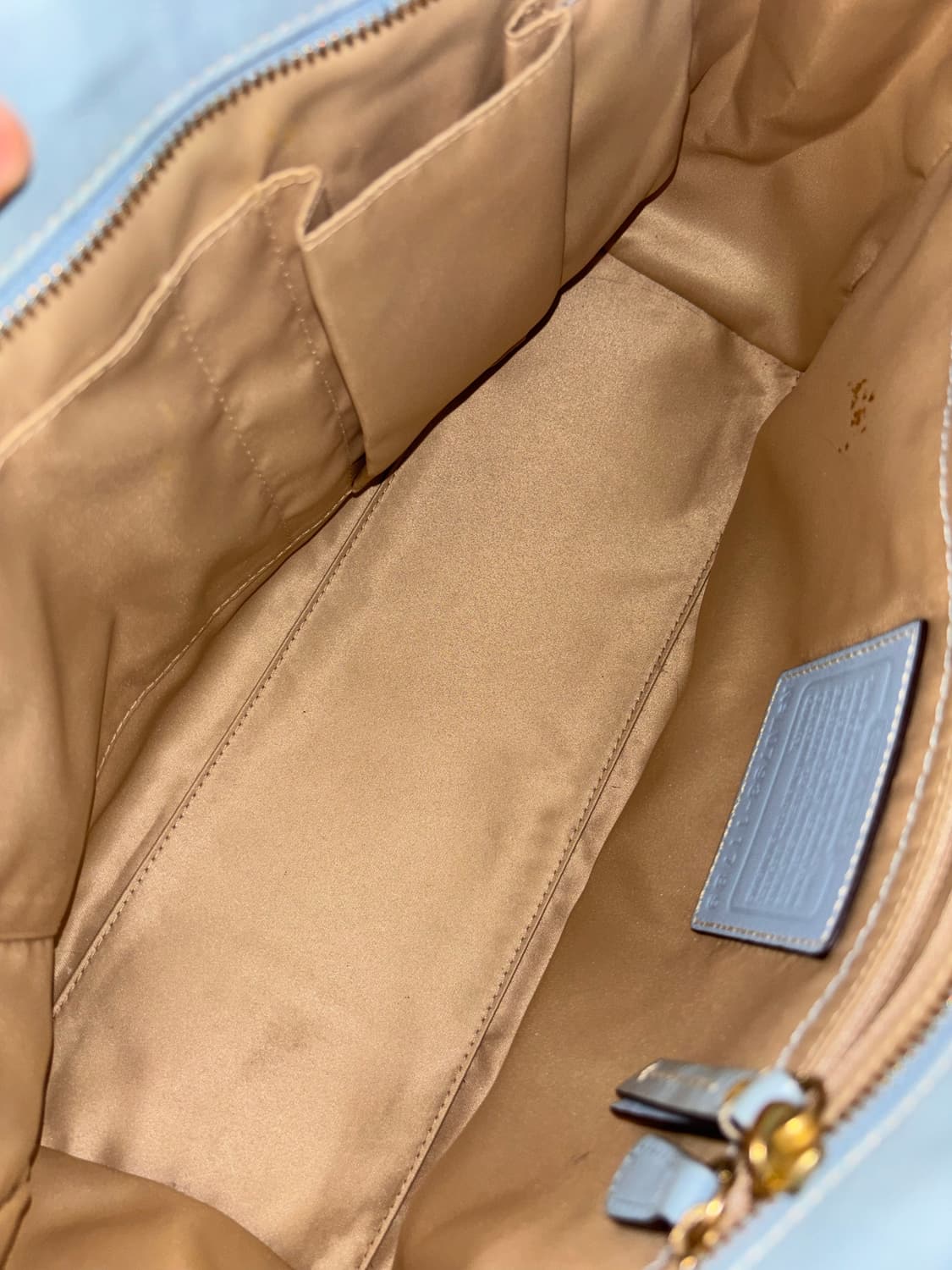 Coach vintage skyblue shoulder bag 상품이미지7