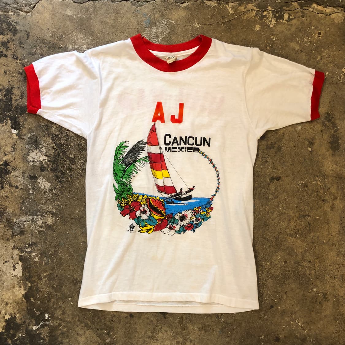 70s~90s Ringer T-shirt-M 상품이미지1