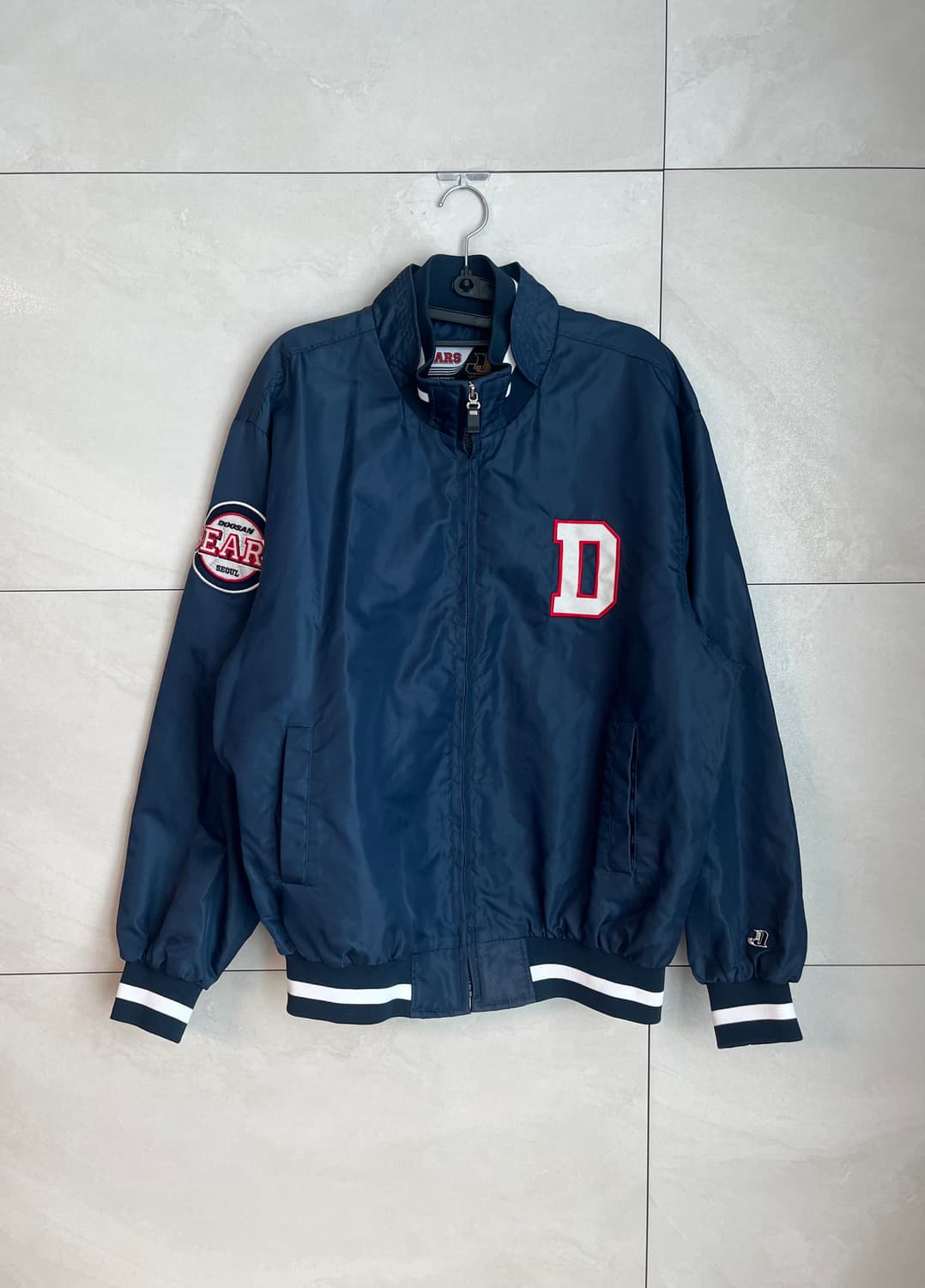 두산베어스 네포스 야구 자켓 점퍼 네이비 (100)  상품이미지1