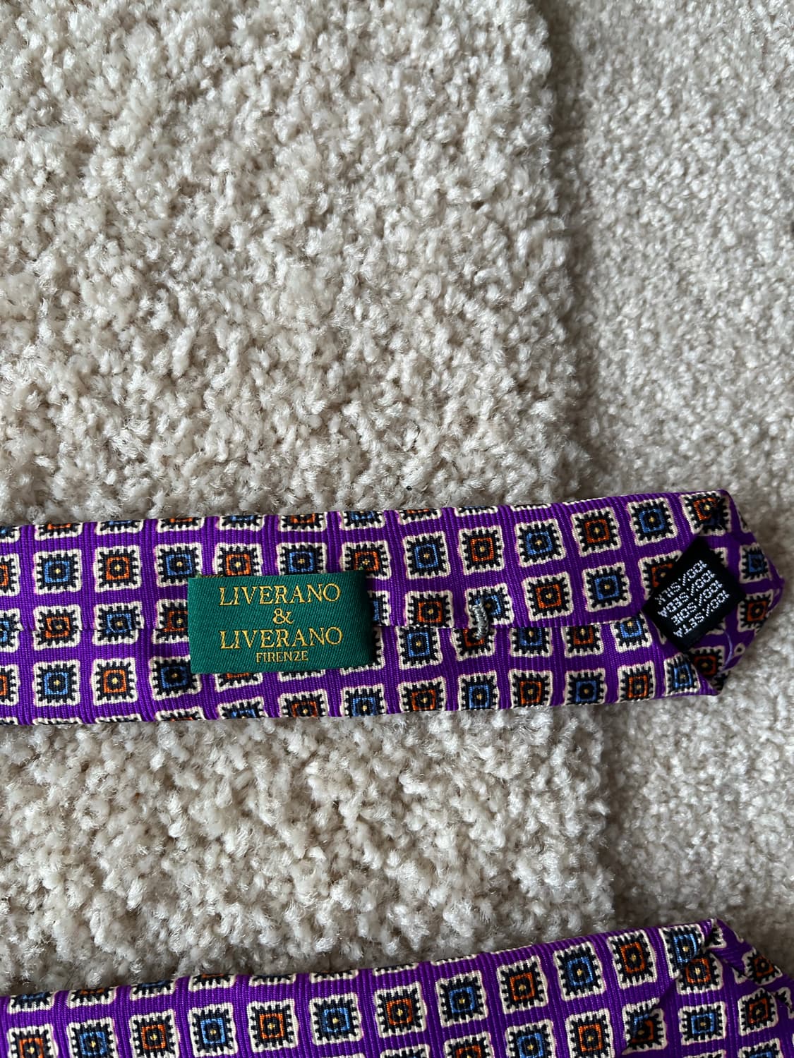 리베라노 리베라노 피렌체 실크 타이 상품이미지6