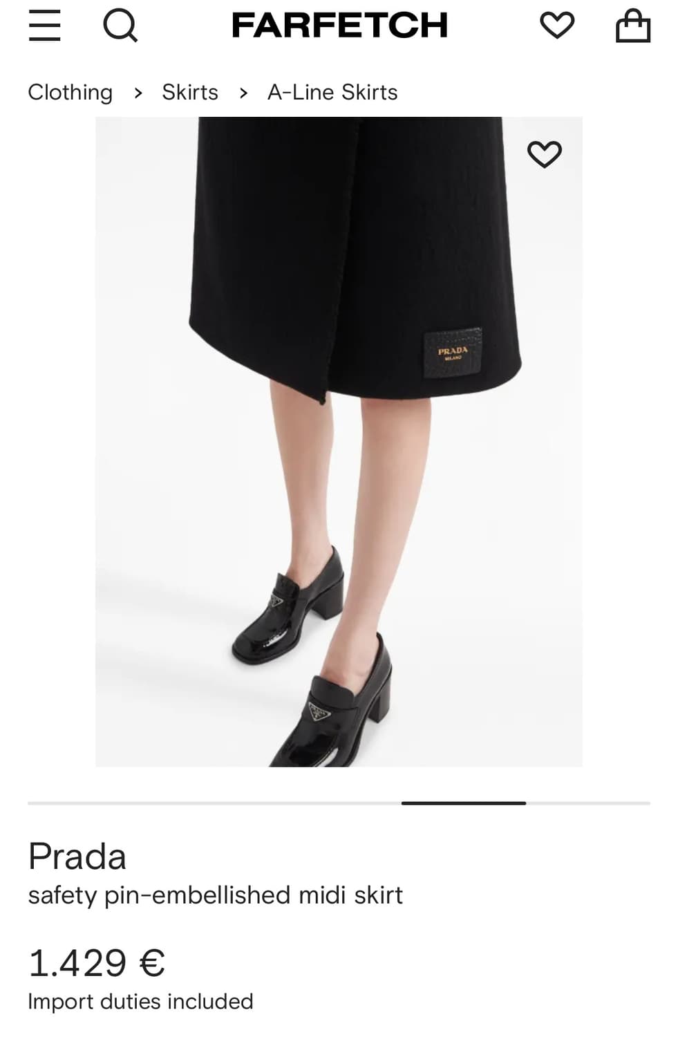 프라다스커트 상품이미지8