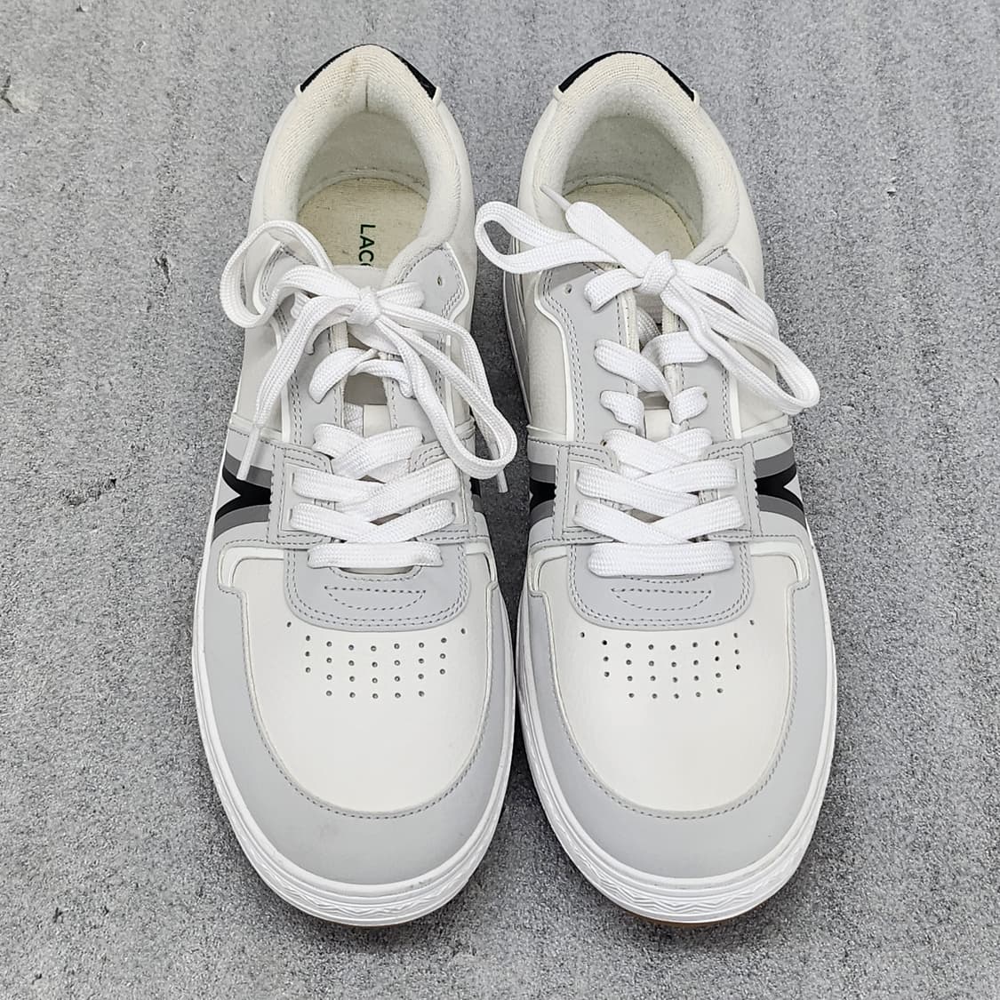 거의 미착용,상태좋은 라코스테 정품  스니커즈 uk11,290~300mm 상품이미지1