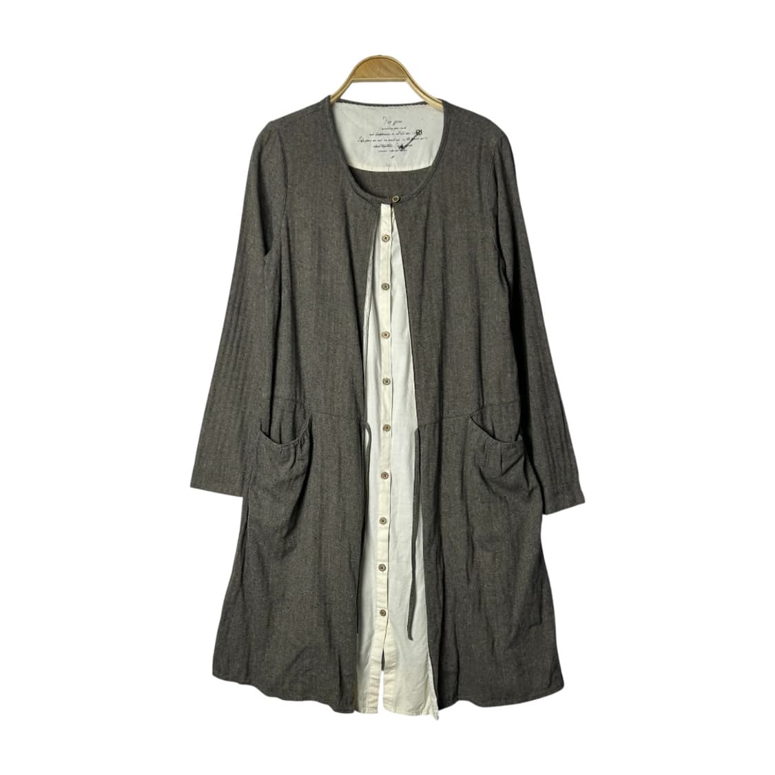 [JPN] 빈티지 모리걸 바선생 레이어드 원피스 상품이미지1