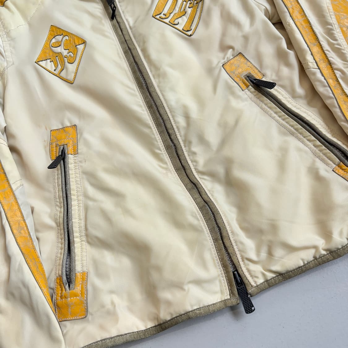 디젤 바이커 레더도킹 레이싱 자켓 상품이미지5