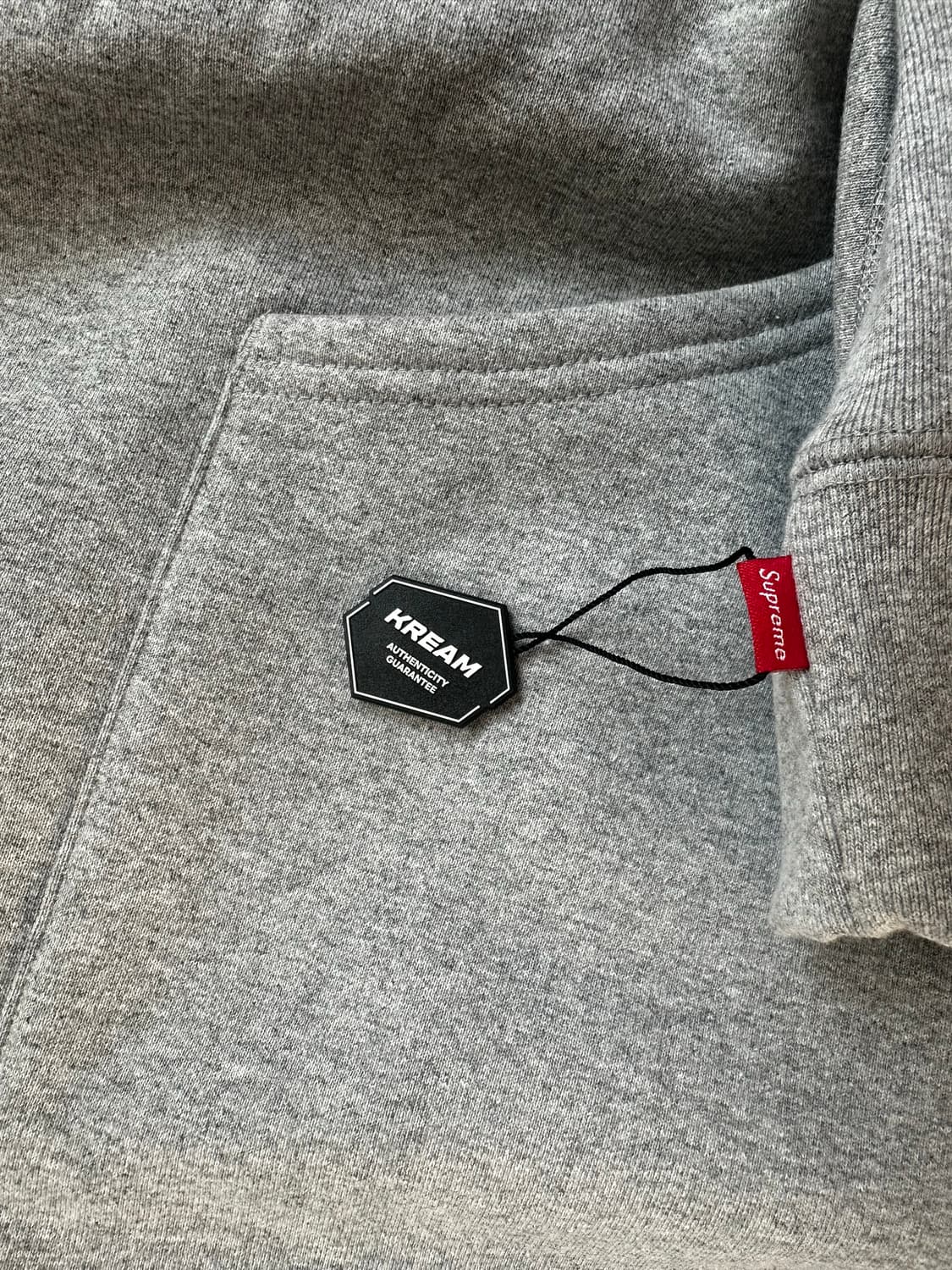 슈프림 25fw 박스로고 후드 헤더 그레이 새상품 L 상품이미지4