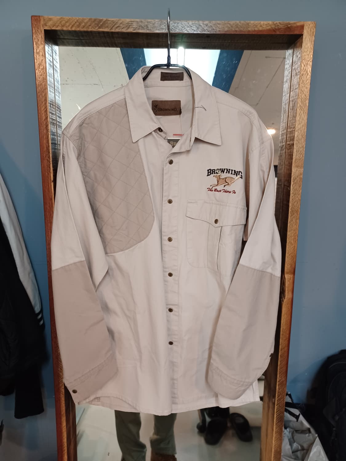 브라우닝 헌팅 코튼 면 긴팔 셔츠자켓 m L 상품이미지1