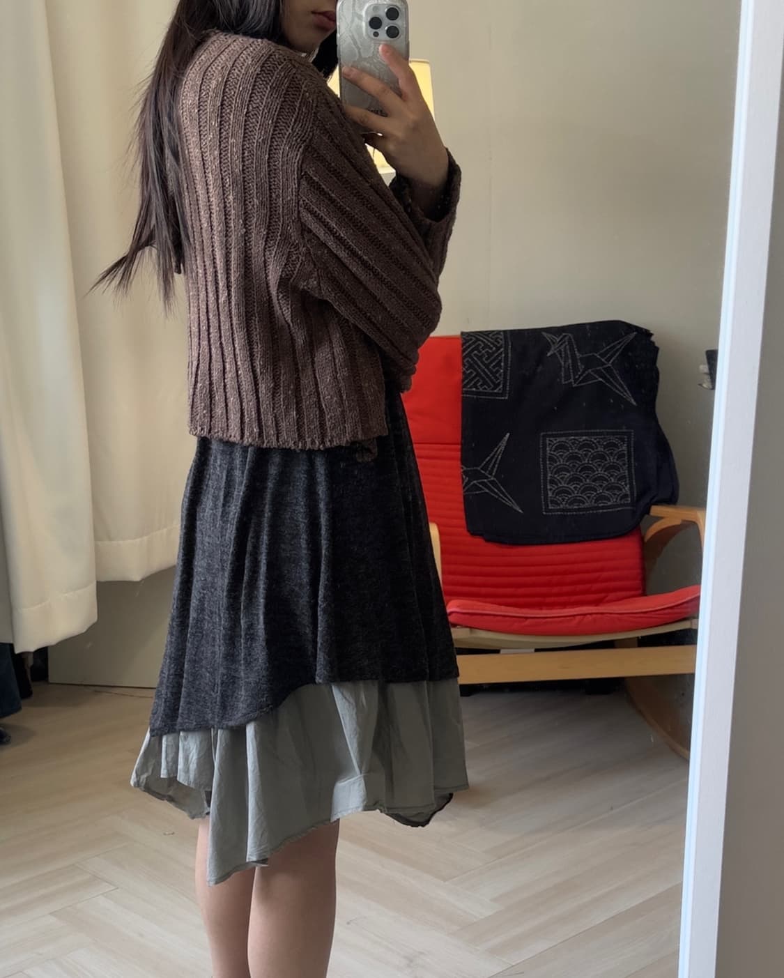 [OVER FLOW] asymmetry knit cardigan 상품이미지6