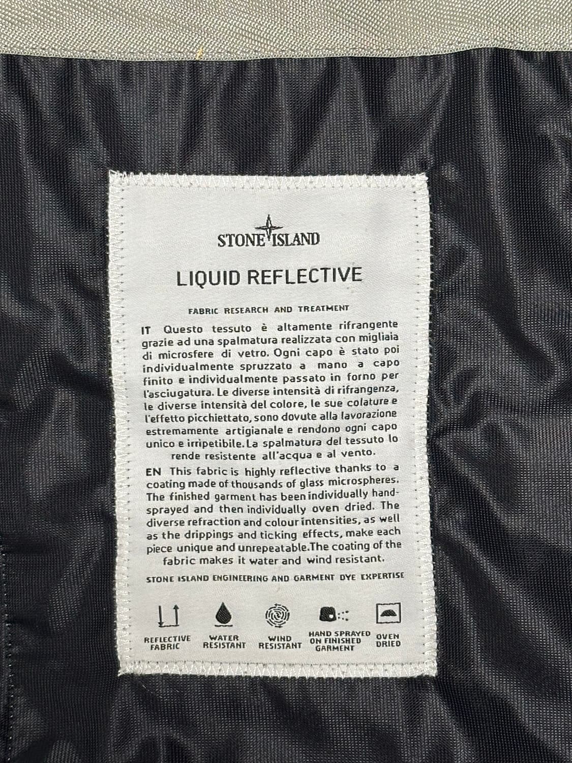 스톤아일랜드 리퀴드 리플렉티브 자켓 12ss L(105) 상품이미지3