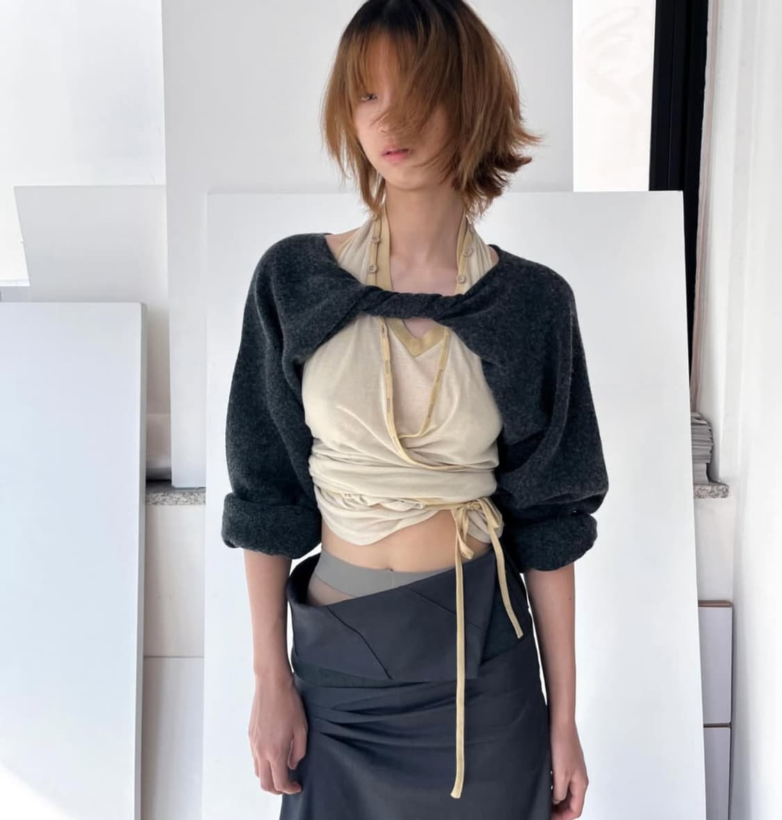 ulika sanctus Halter Wrap Sleeveless 상품이미지1