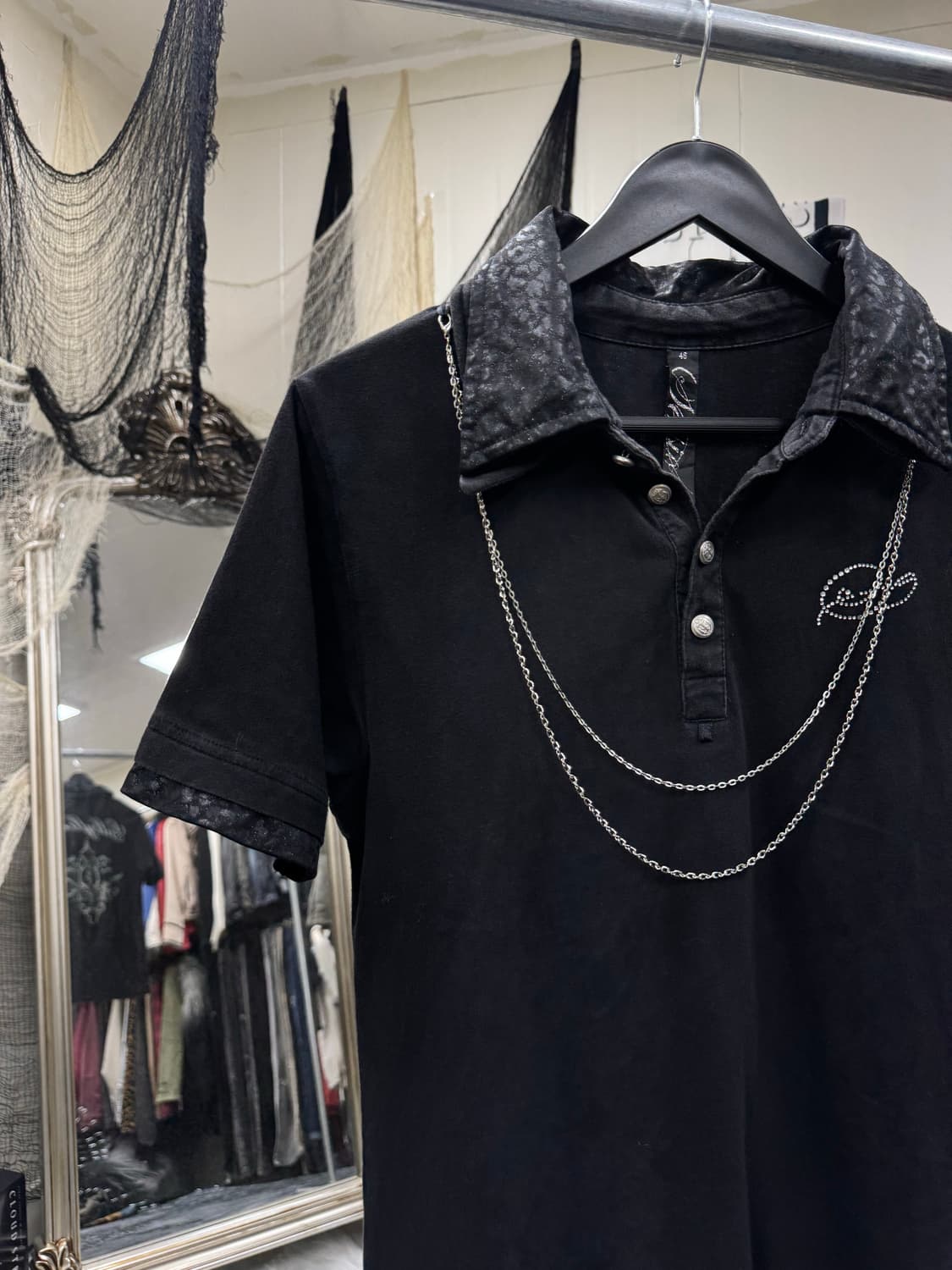 Session Midas necklace black leopard pk  상품이미지2