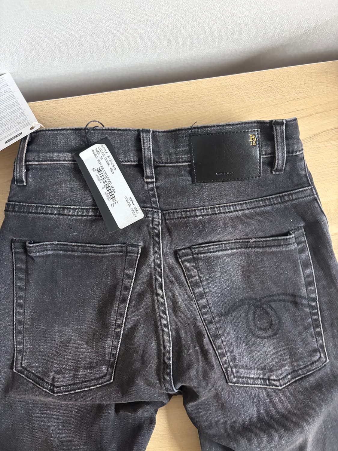 (새상품)R13 보이 데님 팬츠 진 25 상품이미지2