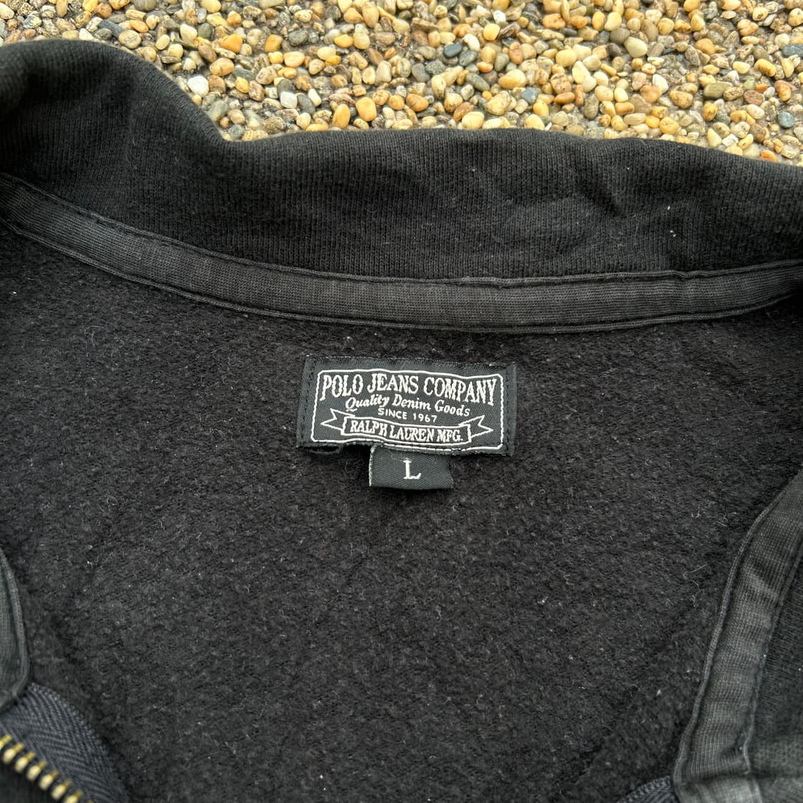 폴로 진스(POLO Jeans)블랙 로고 집업 상품이미지4