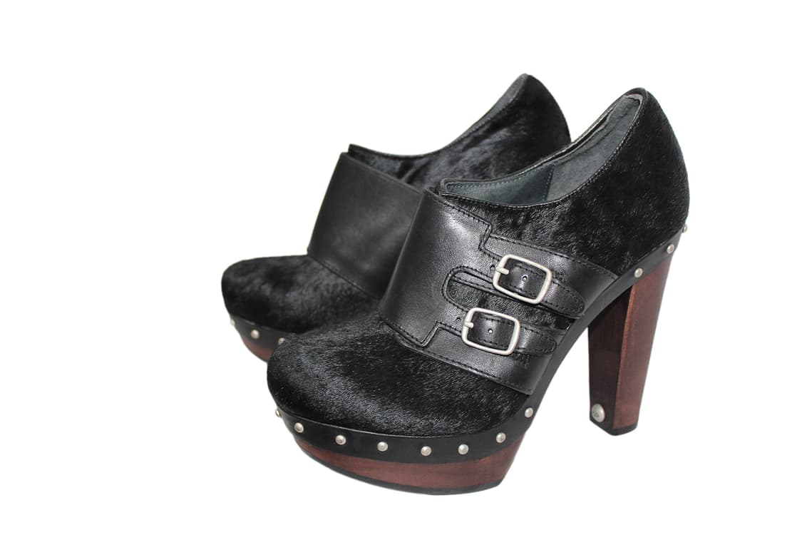 UGG 어그 포니헤어 청키 힐 슈즈 상품이미지3