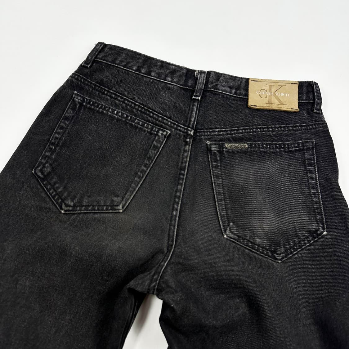 ck 캘빈클라인 흑청 스트레이트 데님팬츠 (30인치) 상품이미지5