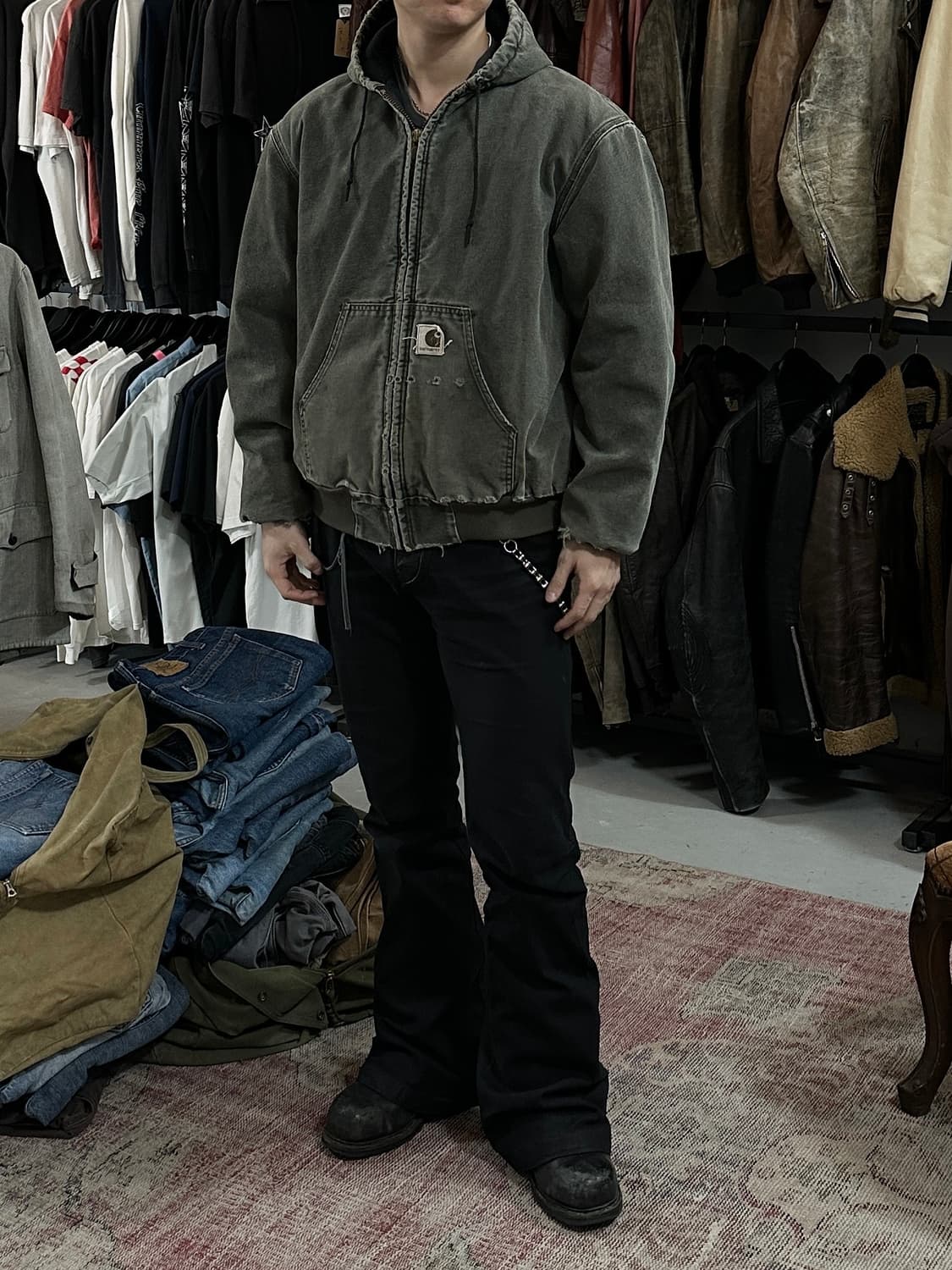 00's OG 칼하트 J68 액티브 자켓 칼하트 MOS J130 상품이미지10