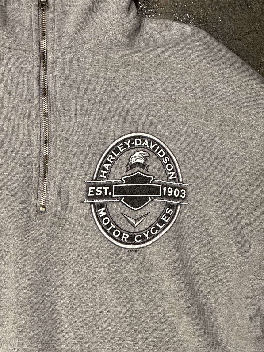할리데이비슨 Vancouver 하프집업 그레이 XL 상품이미지4