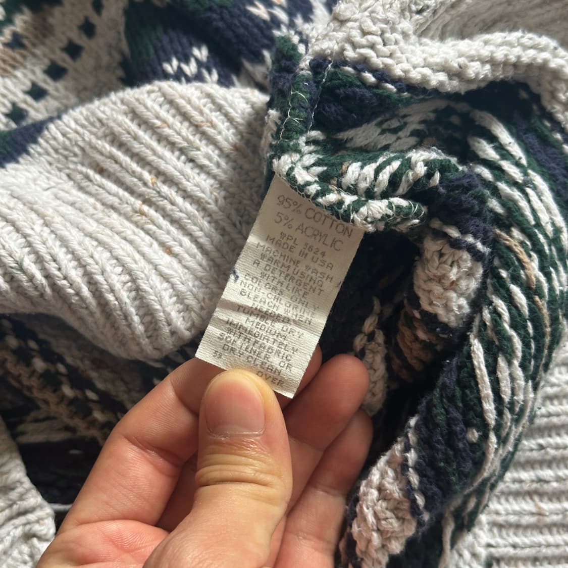 The woolen mill fairisle knit sweater 상품이미지7