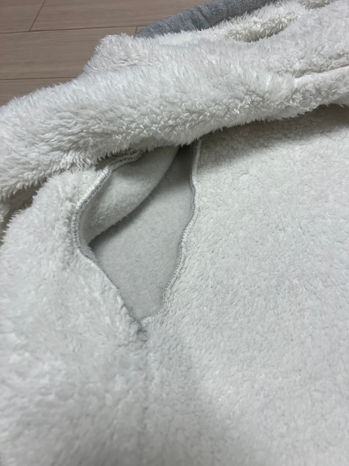 쉐르파 안감 후드 집업 그레이 / 105 상품이미지9