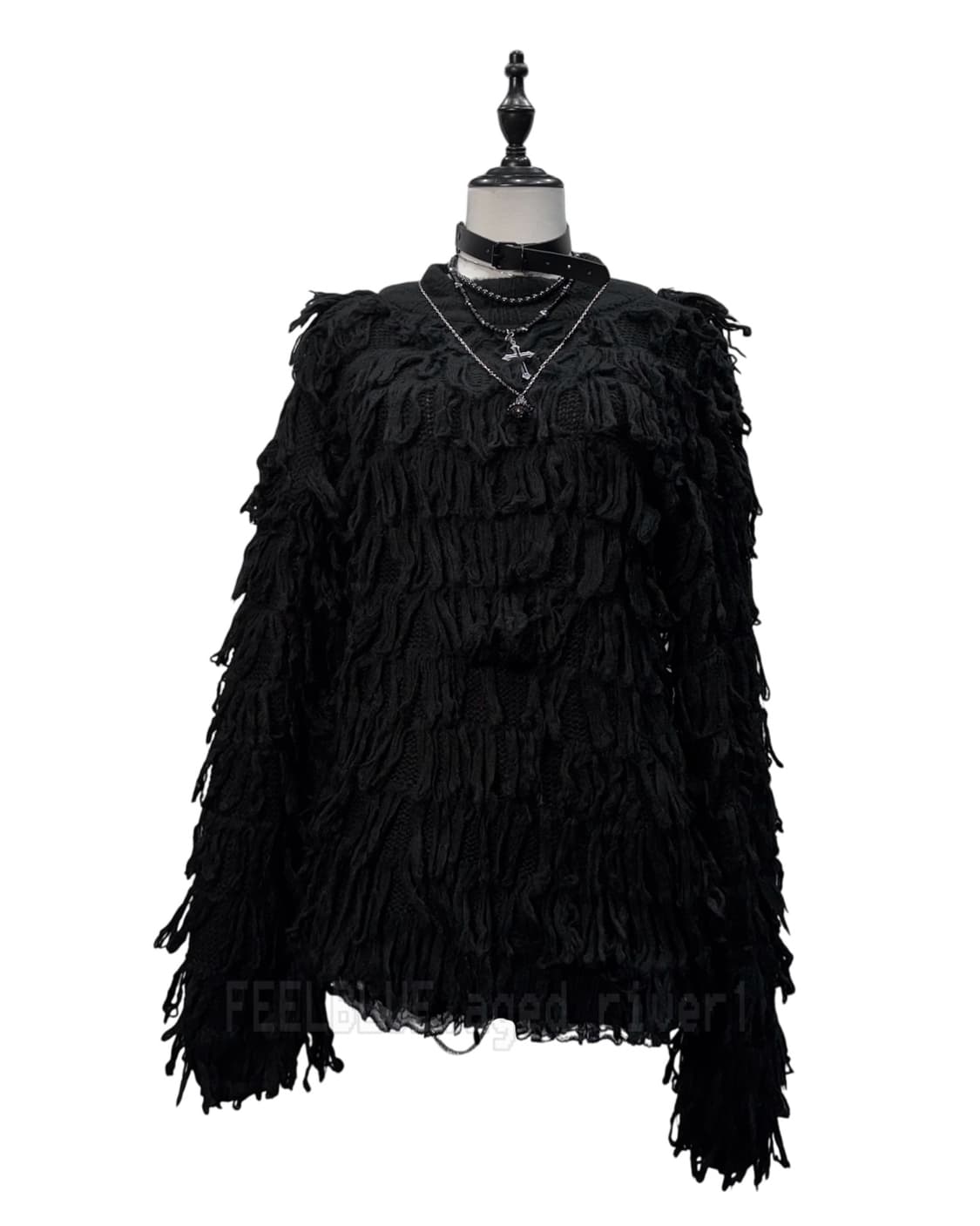 Goth Punk Grunge Knit 상품이미지4
