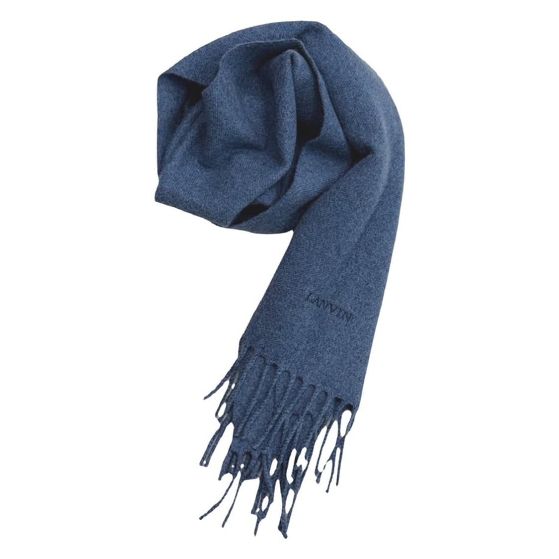 LANVIN 블루 100% 울 머플러 상품이미지6