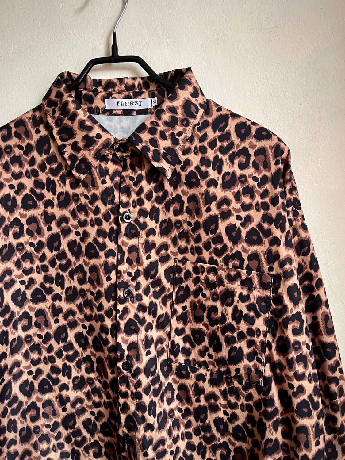 Japanese Vintage Leopard Graphic Shirt 상품이미지4