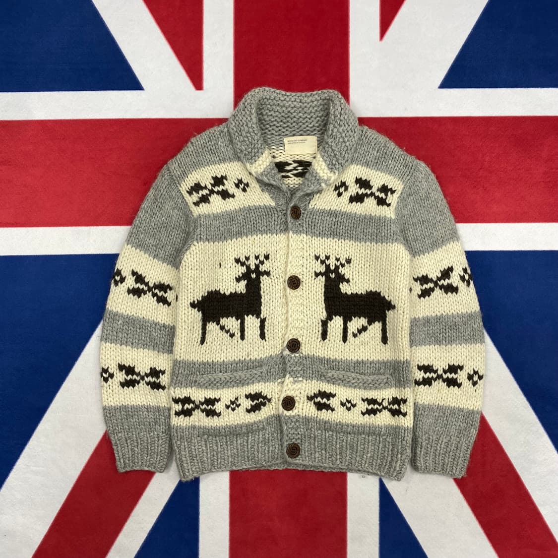 빈티지 헤비울 코위찬 실측S-M 상품이미지1